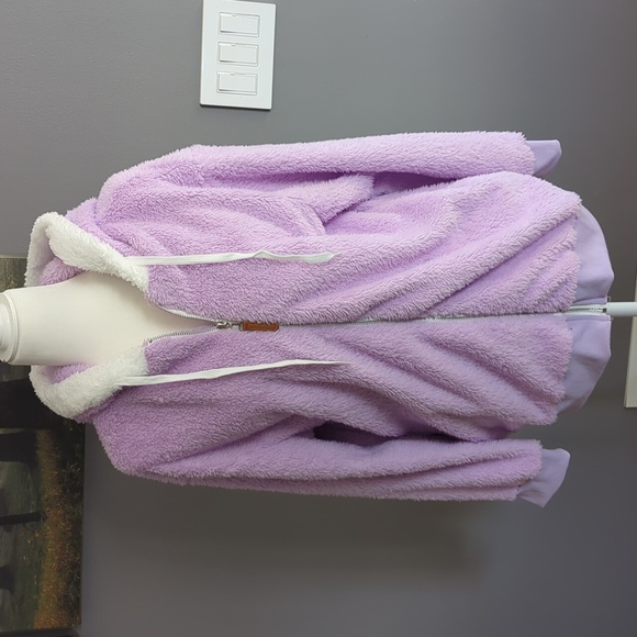 Tops - 3 For $30. NWOT. Cozy lavender full zip sweatshirt with hood